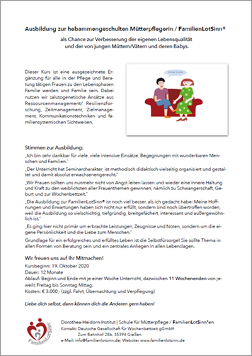 Stellenanzeige